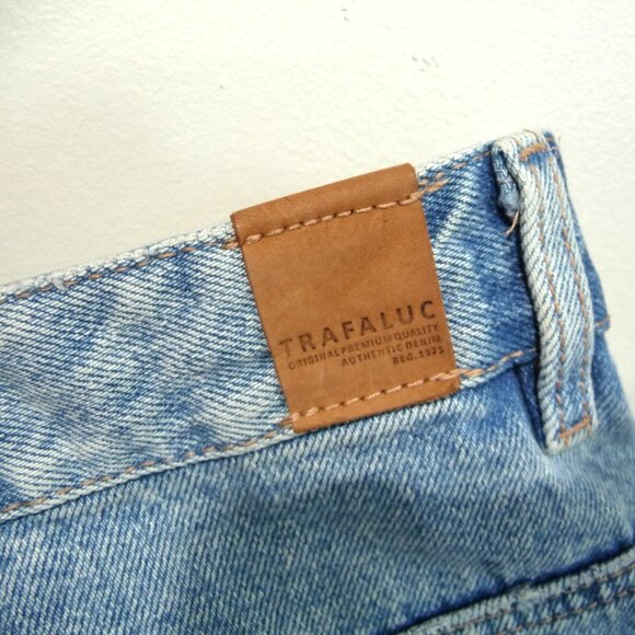 ZARA BUTTON FRONT DENIM MINI SKIRT MEDIUM - Picture 8 of 8